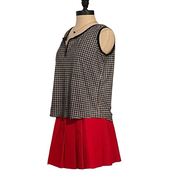 Vintage Tail Tech Black And White Tennis Top With Zipper - Size Medium - EUC - Picture 4 of 8